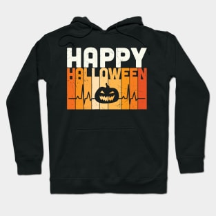 Happy Halloween Pumpkin Heartbeat Funny Halloween gift Hoodie